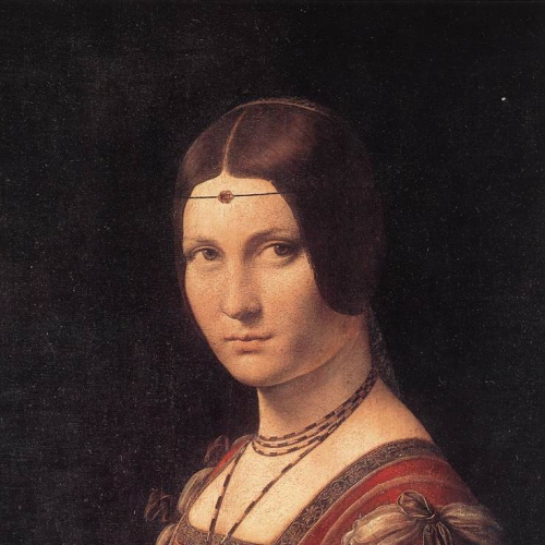 Леонардо да Винчи. Прекрасная Ферроньера. 1490—96/1495—97