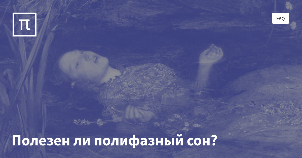 Полезен ли полифазный сон? — все самое интересное на ПостНауке