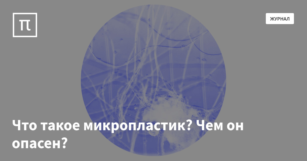 Микропластик: как он образуется и чем опасен — все самое интересное на ...