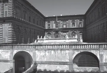 Палаццо Питти. Внутренний двор. Архитектор Бартоломео Амманати. Флоренция