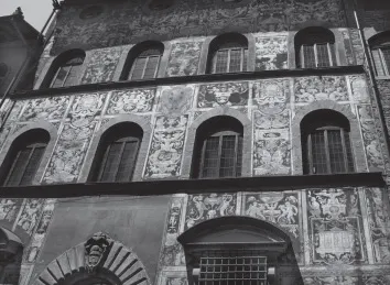 Палаццо ди Бьянка Каппелло. Архитектор Б. Буонталенти. Роспись Б. Почетти