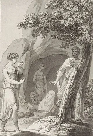 Прометей и Пандора. Johann David Schubert