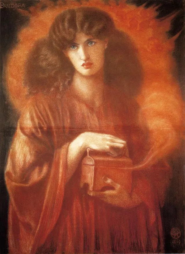 Пандора. Dante Gabriel Rossetti