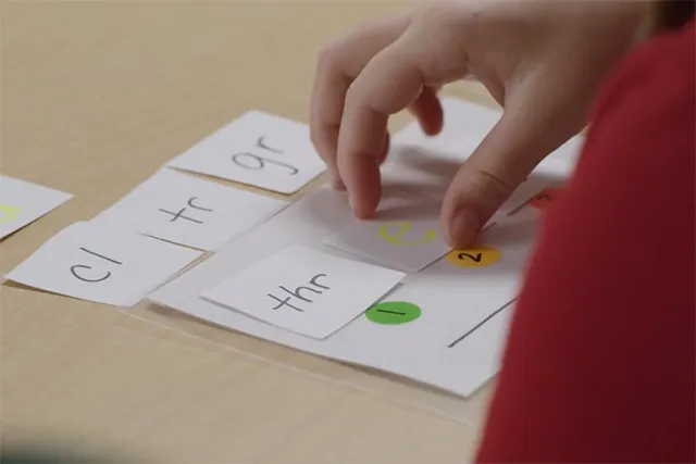 Занятие по программе Orton-Gillingham