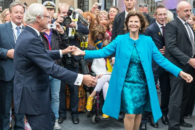 Король Швеции Карл XVI Густав и королева Сильвия