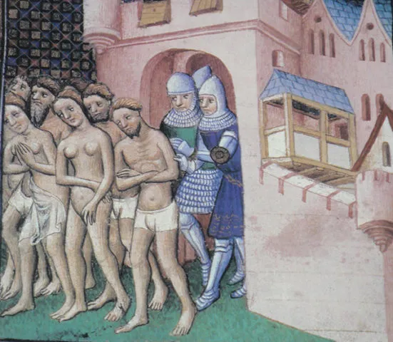 Изгнание катар из Каркасона в 1209 / Большие Французские хроники