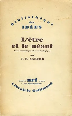 «Бытие и Ничто». Обложка первого издания