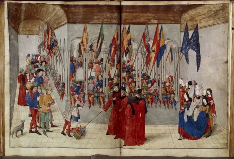 Гербовая экспертиза. Трактат Рене Анжуйского. Ок. 1460 г.