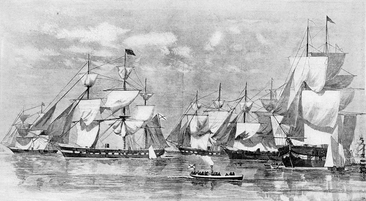 Русская эскадра на рейде Нью-Йорка // wikipedia.org