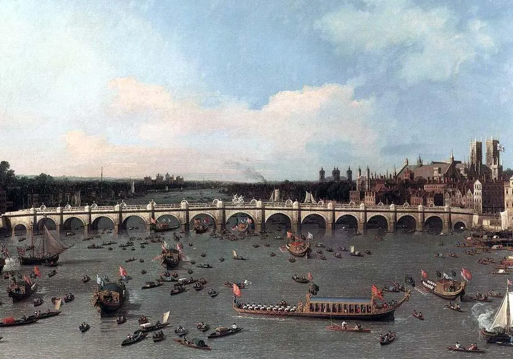 Каналетто. Мост Вестминстер. 1746 