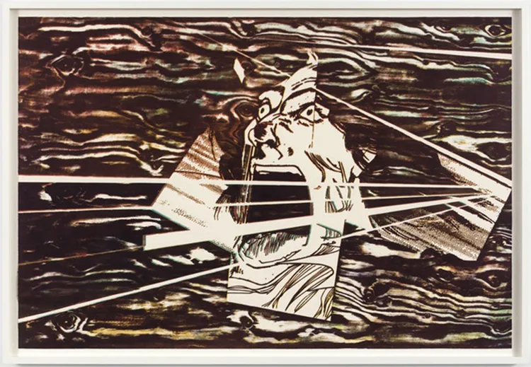 Christian Marclay, Scream (Big Mouth Sliced), 2019