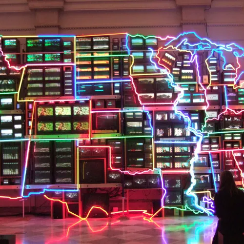 Nam June Paik's Electronic Superhighway
