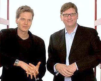 Никлас Зеннстрем и Янус Фриис, основатели компании Skype Technologies.