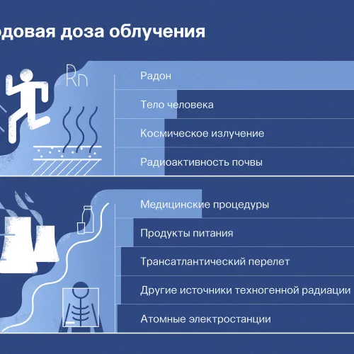 Средняя доза облучения, которую человек получает за год