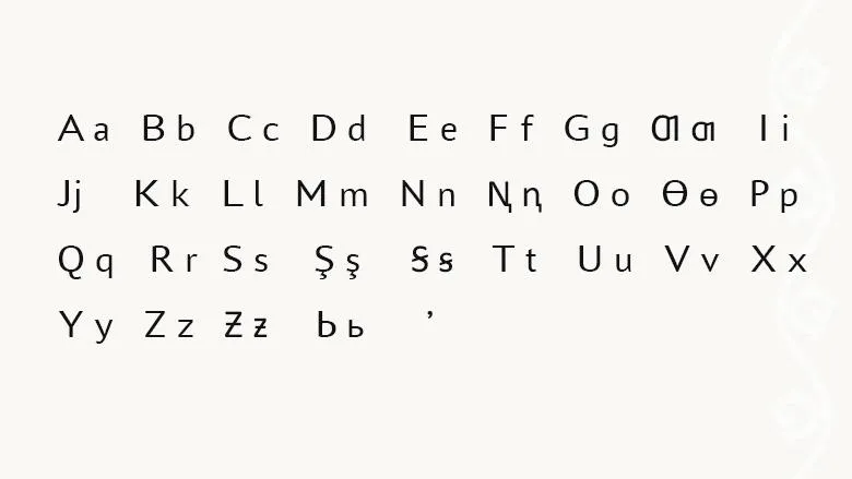 Третий ногайский алфавит, 1936