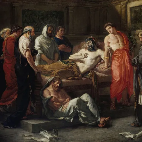Эжен Делакруа. Последние слова императора Марка Аврелия. 1844