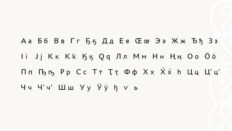 Проект кириллического алфавита для ингушского языка, предложенный Ф. И. Горепекиным в начале XX века