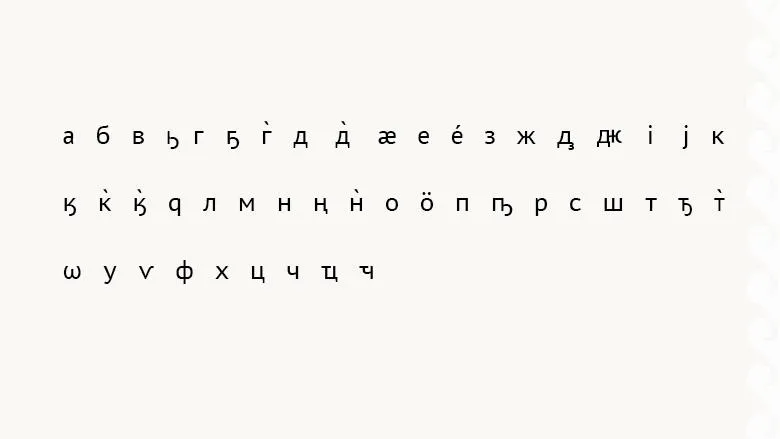 Алфавит А. М. Шёгрена для осетинского языка