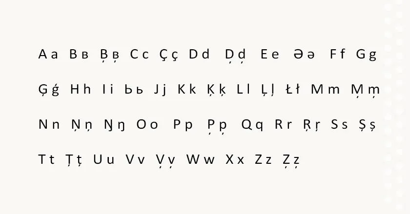 Ительменский алфавит на базе Единого северного алфавита (1933 г.)