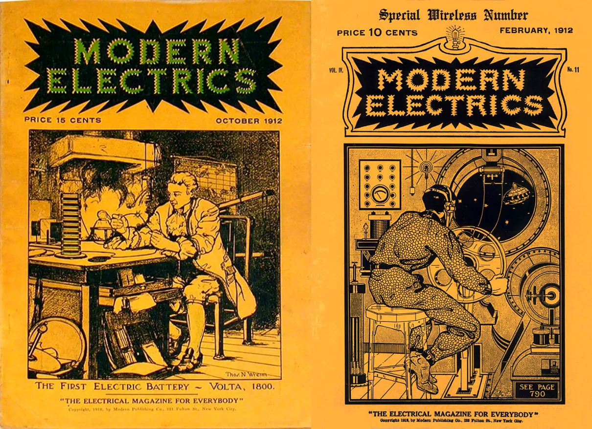 Обложки журнала «Современная электроника» (Modern Electrics) // wikimedia.org