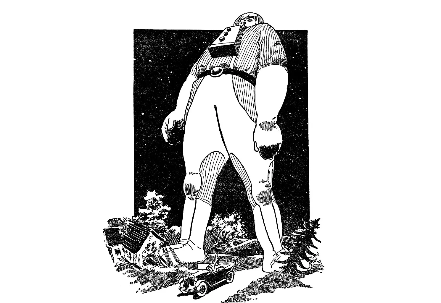 Иллюстрации из журнала «Amazing Stories» Хьюго Гернсбека // wikimedia.org