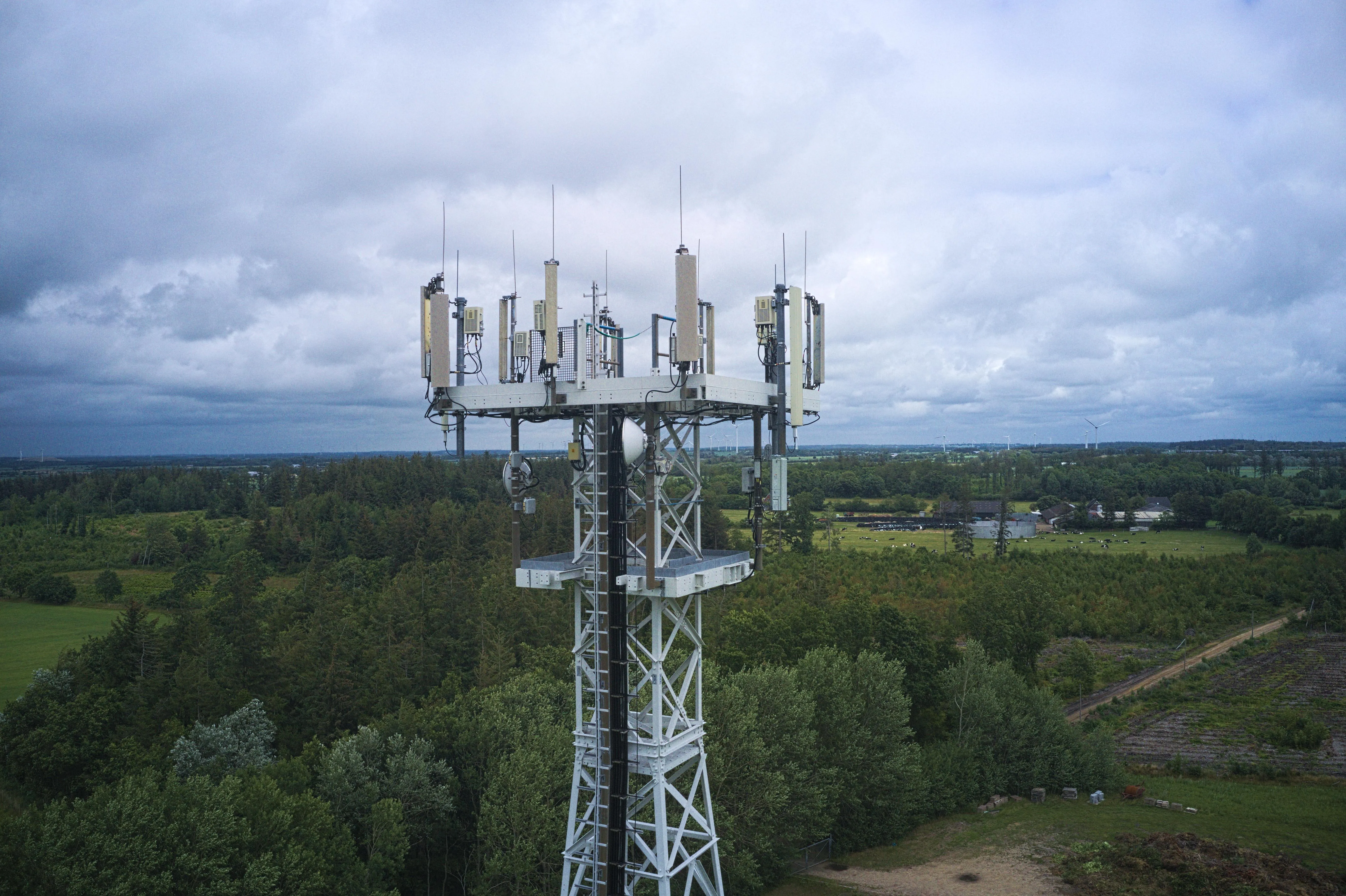 Вышка 5G Vodafone в Хаттштедте около Хузума (Северное море) / commons.wikimedia.org