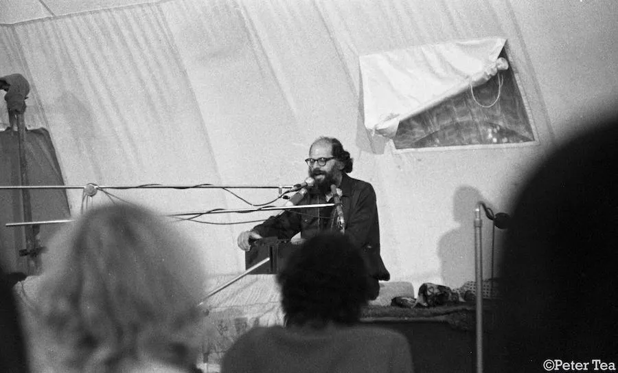 Аллен Гинзберг на фестивале Аделаида, 1972