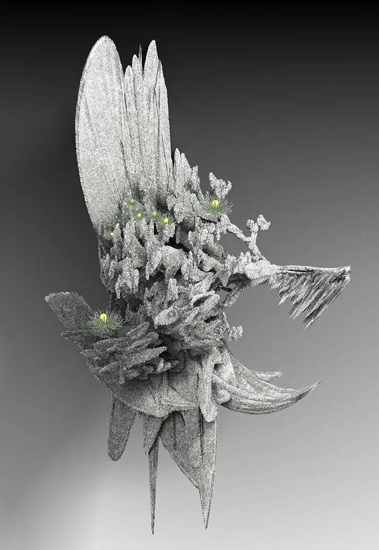 Изображение компьютерного вируса Chernobyl, созданного украинским медиа-художником