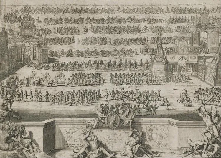 Алексей Зубов. Триумфальное вступление русских войск в Москву после Полтавской